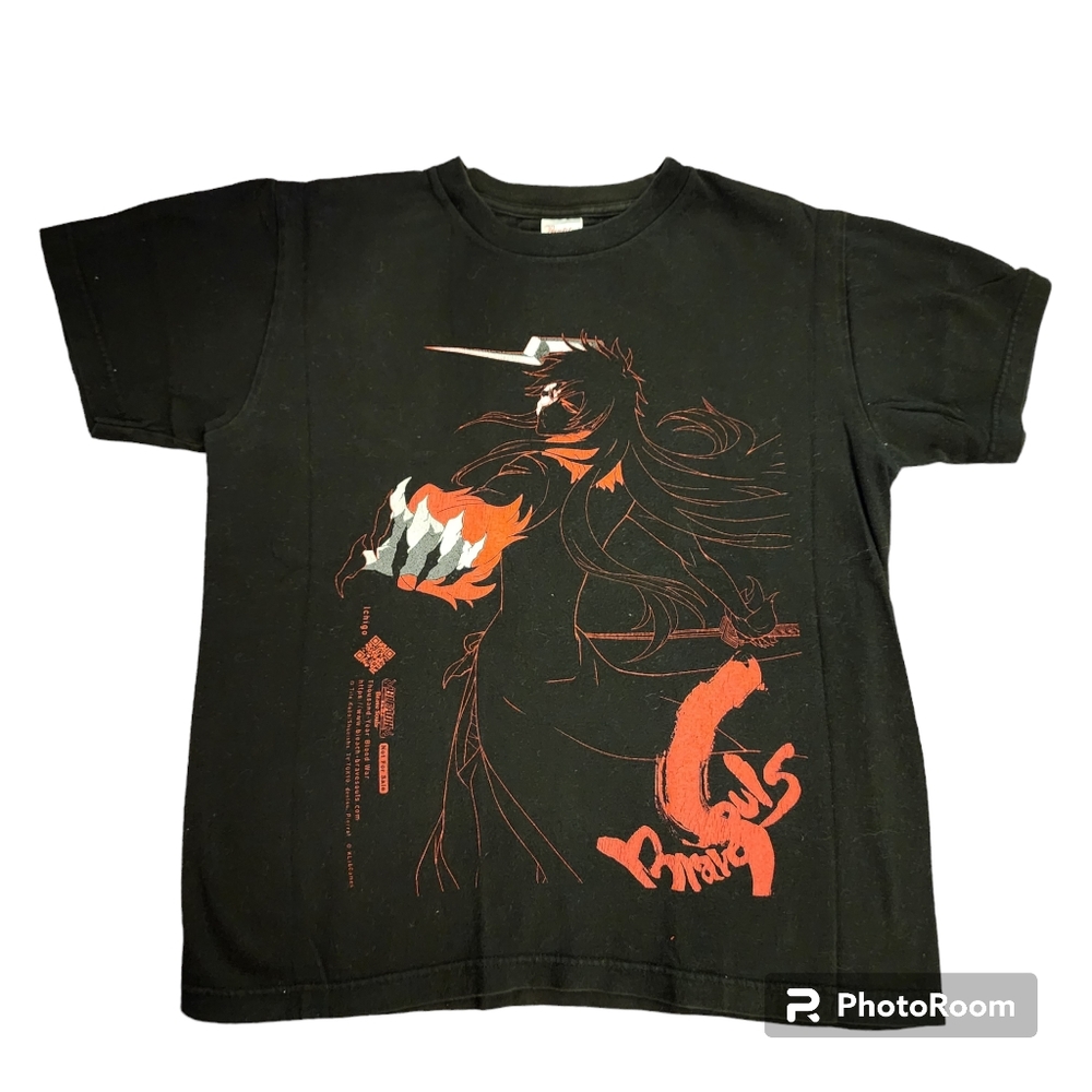 Rare Anime Bleach Brave Souls Ichigo Printstar Rare Sz.Small Tshirt